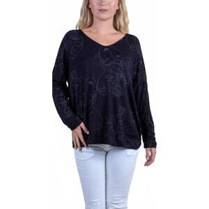 NEW GIGI MODA la faccia top in black